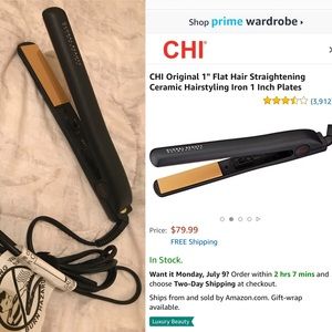 CHI hair straightening